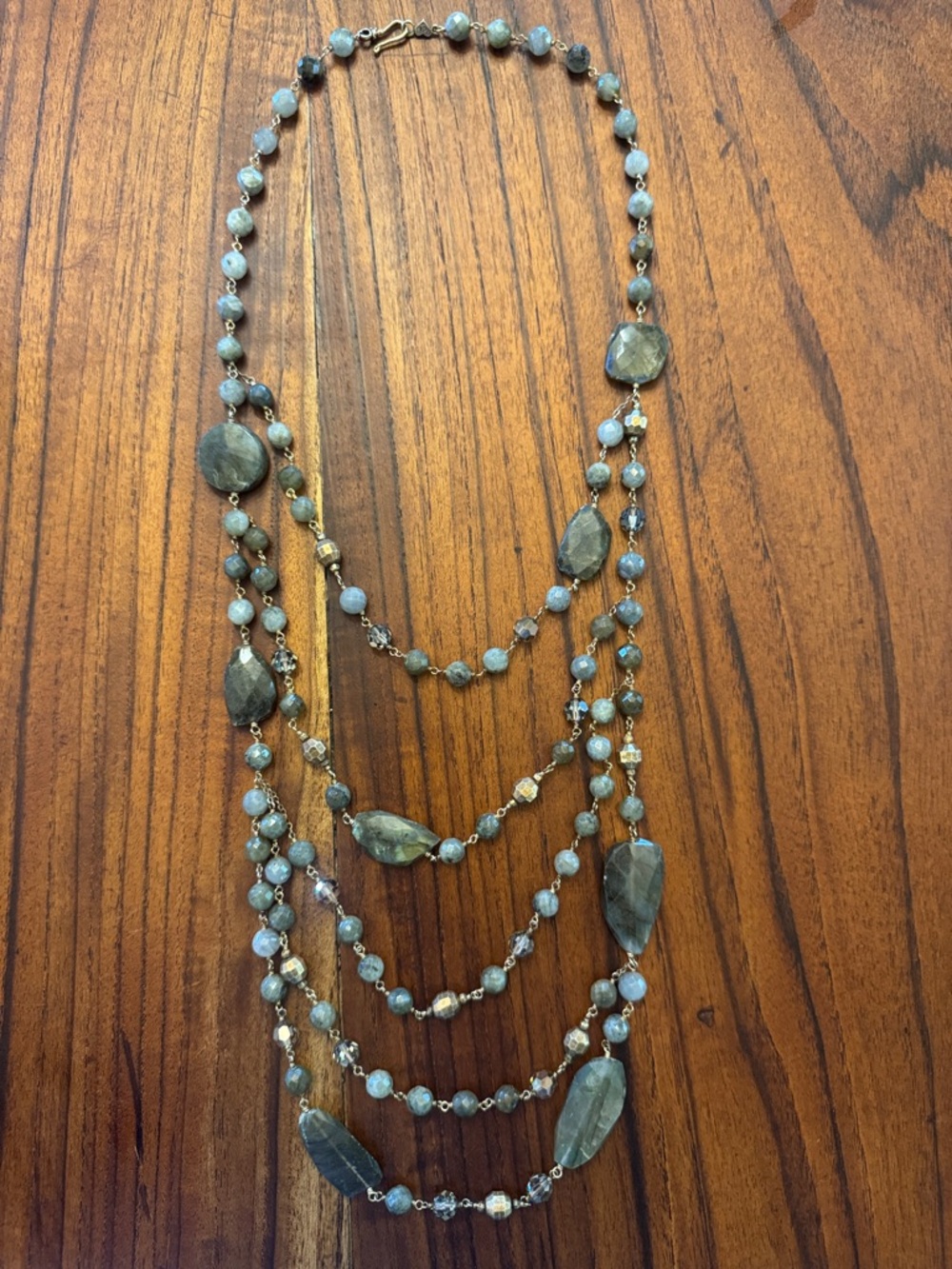 Chan Luu Multi-Strand Labradorite Necklace